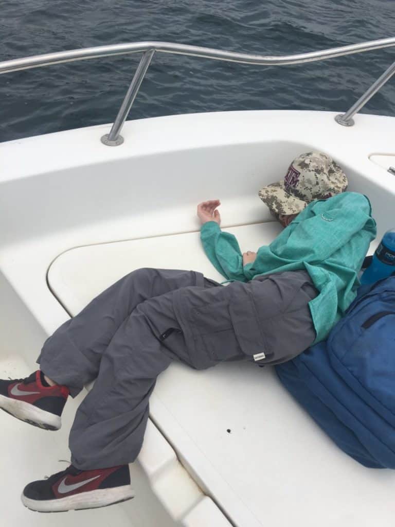 Costa Rica fishing with kid