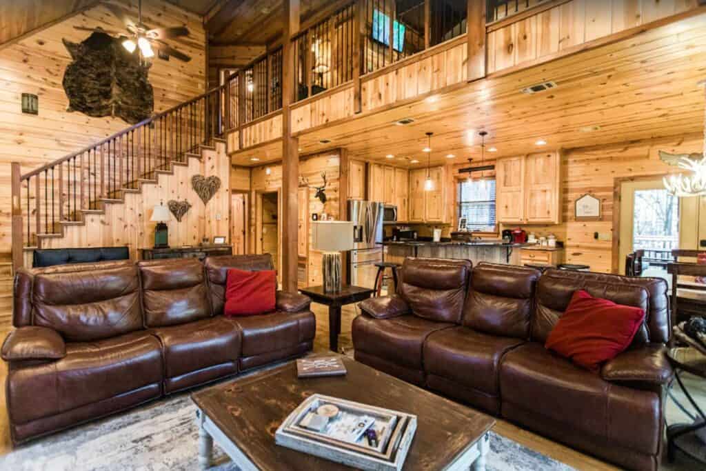 cabins with hot tubs in oklahoma