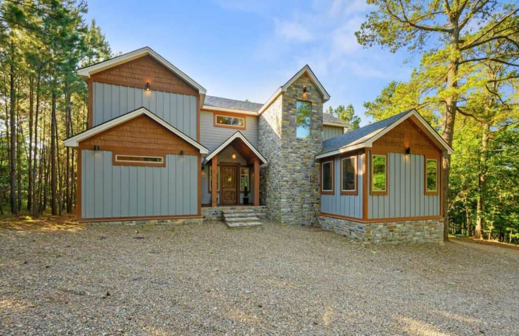 cabins in broken bow with hot tub and pool access exterior