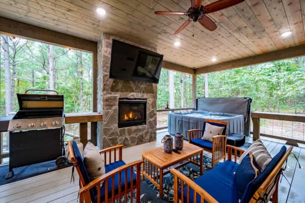 oklahoma cabins with hot tubs