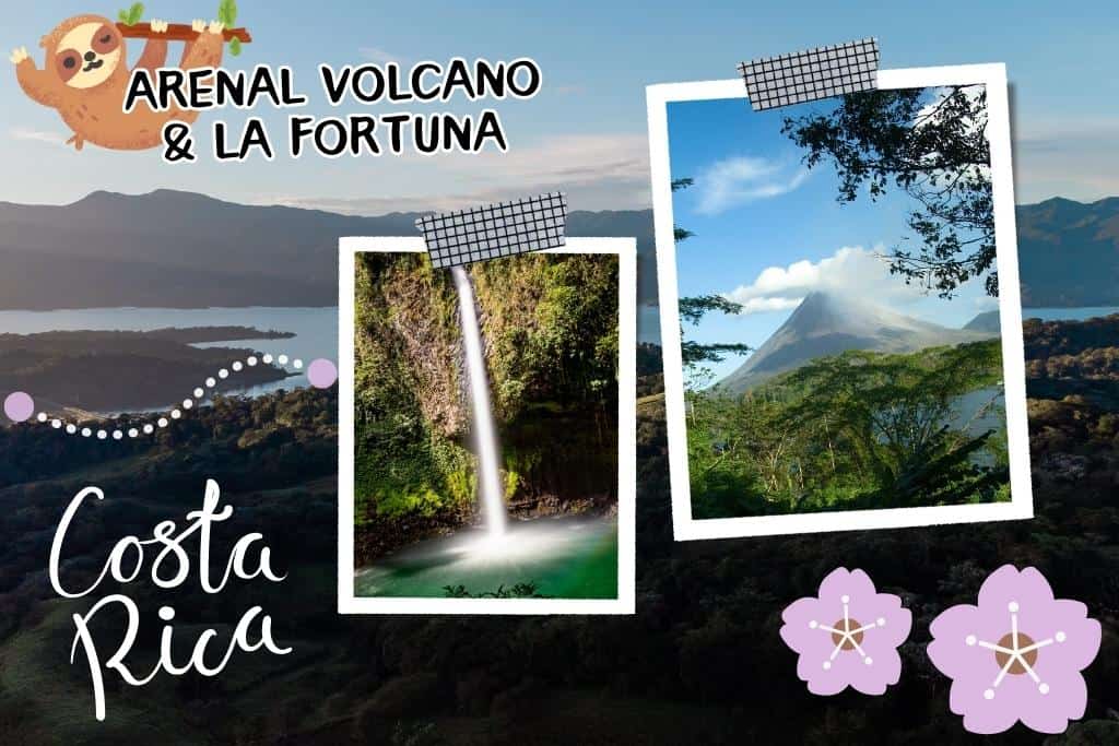 for amazing Costa Rica attractions stay near La Fortuna area and explore the Arenal volcano and falls